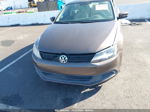 2014 Volkswagen Jetta 1.8t Se Коричневый vin: 3VWD07AJ6EM242486