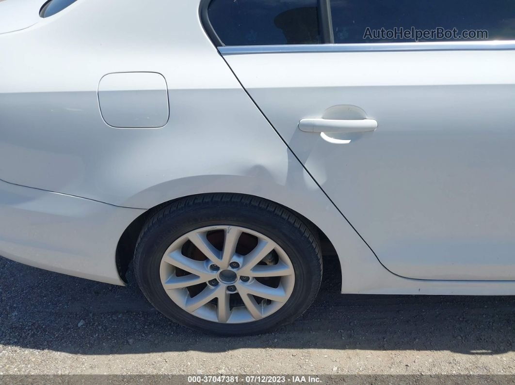 2014 Volkswagen Jetta Sedan Se W/connectivity/sunroof White vin: 3VWD07AJ6EM364118