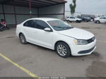 2014 Volkswagen Jetta 1.8t Se White vin: 3VWD07AJ6EM368329