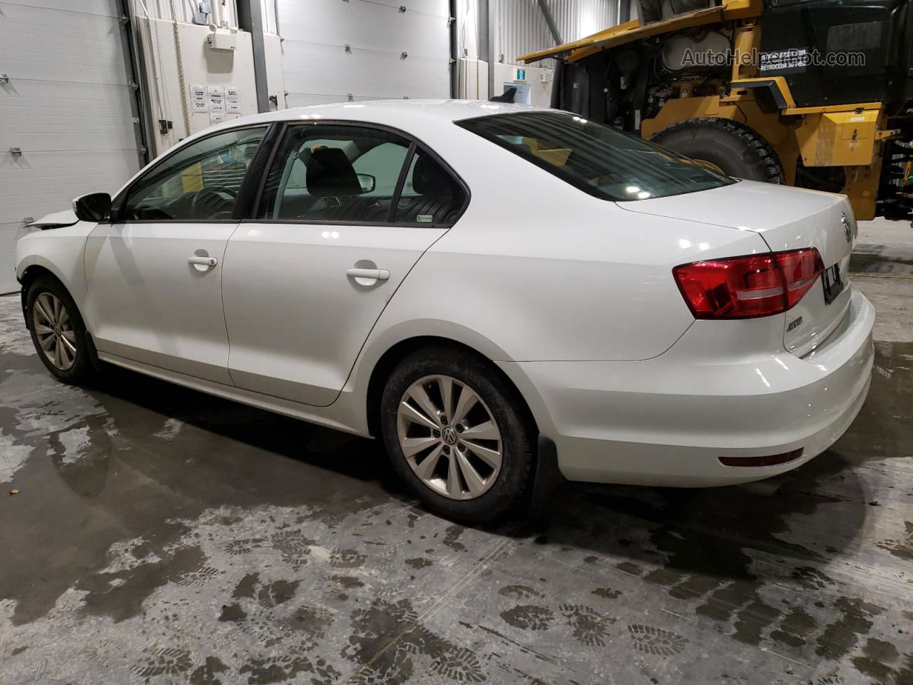 2015 Volkswagen Jetta Se White vin: 3VWD07AJ6FM303448