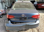 2015 Volkswagen Jetta Se Синий vin: 3VWD07AJ6FM352570