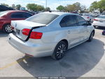 2014 Volkswagen Jetta 1.8t Se Silver vin: 3VWD07AJ7EM330110