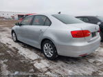 2014 Volkswagen Jetta 1.8t Se Silver vin: 3VWD07AJ7EM392851