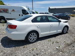 2014 Volkswagen Jetta Se White vin: 3VWD07AJ8EM384449