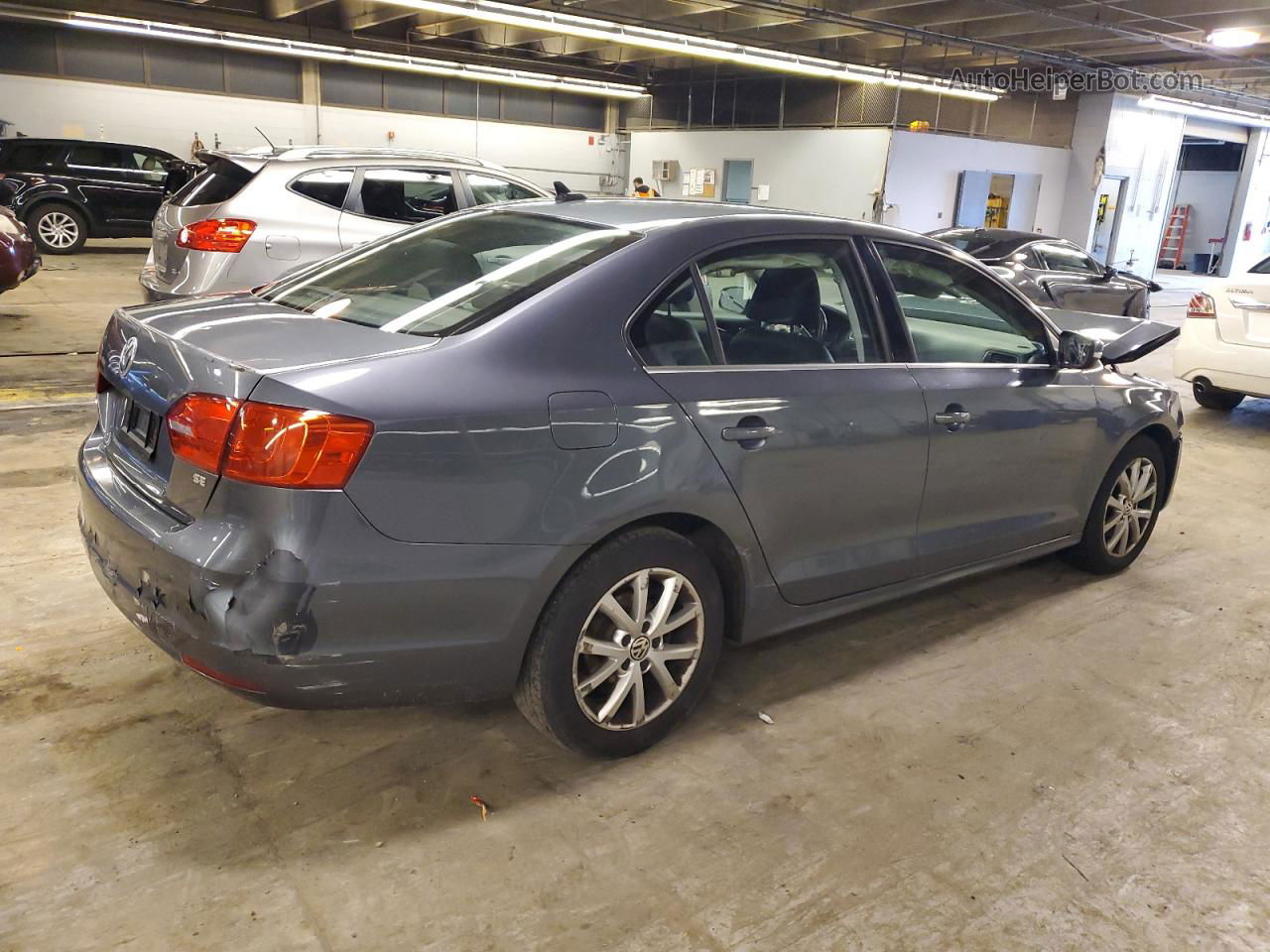 2014 Volkswagen Jetta Se Charcoal vin: 3VWD07AJ9EM269746