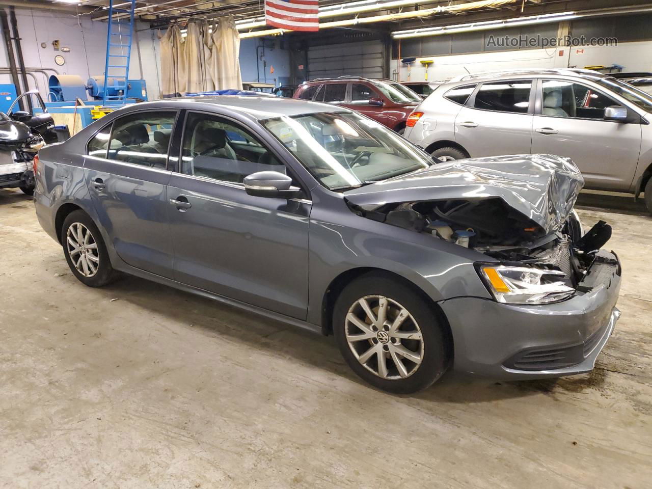 2014 Volkswagen Jetta Se Угольный vin: 3VWD07AJ9EM269746