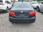 2014 Volkswagen Jetta Se Black vin: 3VWD07AJ9EM352531