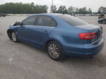 2015 Volkswagen Jetta Se Синий vin: 3VWD07AJ9FM318798