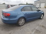 2015 Volkswagen Jetta Se Blue vin: 3VWD07AJ9FM318798