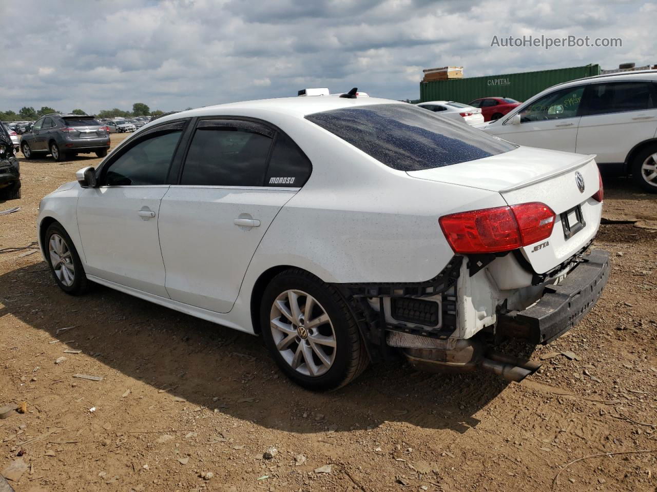 2014 Volkswagen Jetta Se Белый vin: 3VWD07AJXEM422781