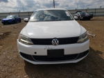 2014 Volkswagen Jetta Se White vin: 3VWD07AJXEM422781