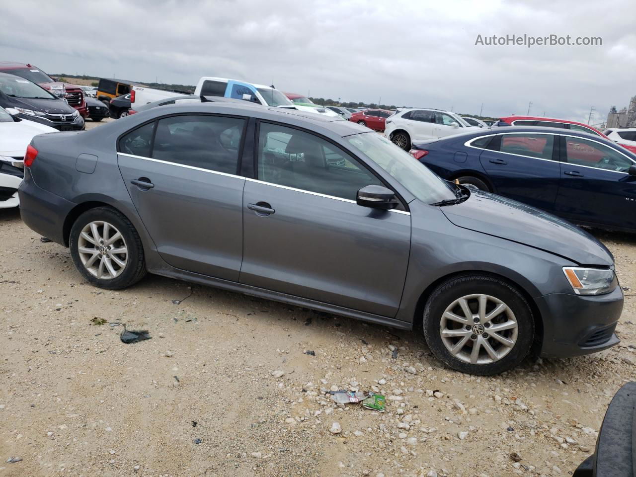 2014 Volkswagen Jetta Se Charcoal vin: 3VWD07AJXEM442142