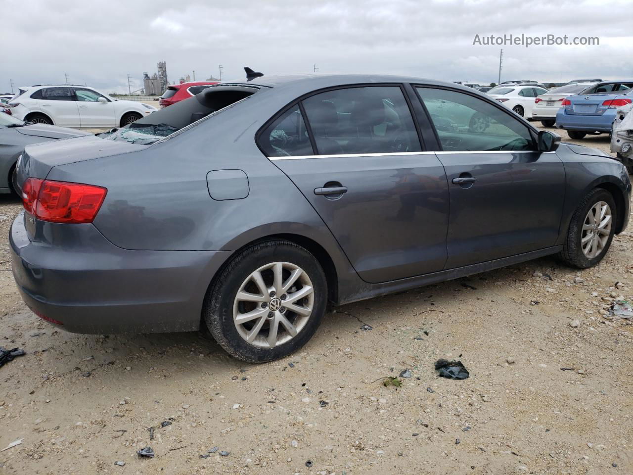 2014 Volkswagen Jetta Se Charcoal vin: 3VWD07AJXEM442142