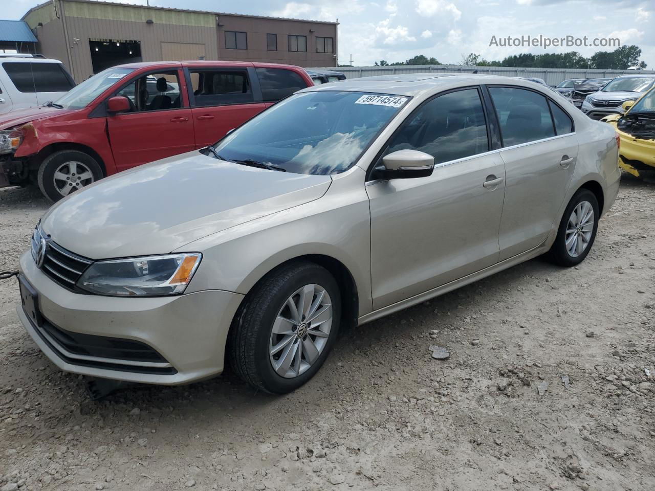 2015 Volkswagen Jetta Se Gold vin: 3VWD07AJXFM410583