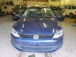 2014 Volkswagen Jetta Se Blue vin: 3VWD17AJ0EM210906