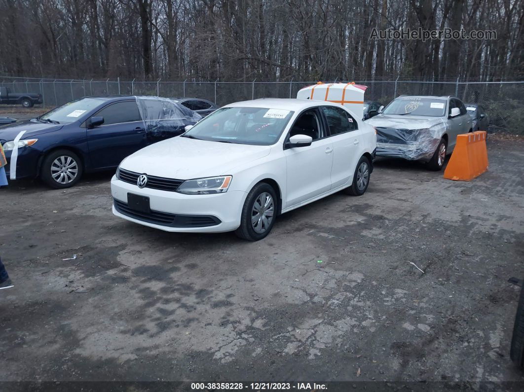 2014 Volkswagen Jetta 1.8t Se Белый vin: 3VWD17AJ0EM229634