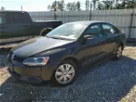 2014 Volkswagen Jetta Se Black vin: 3VWD17AJ0EM306860