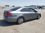 2014 Volkswagen Jetta Se Blue vin: 3VWD17AJ0EM371157