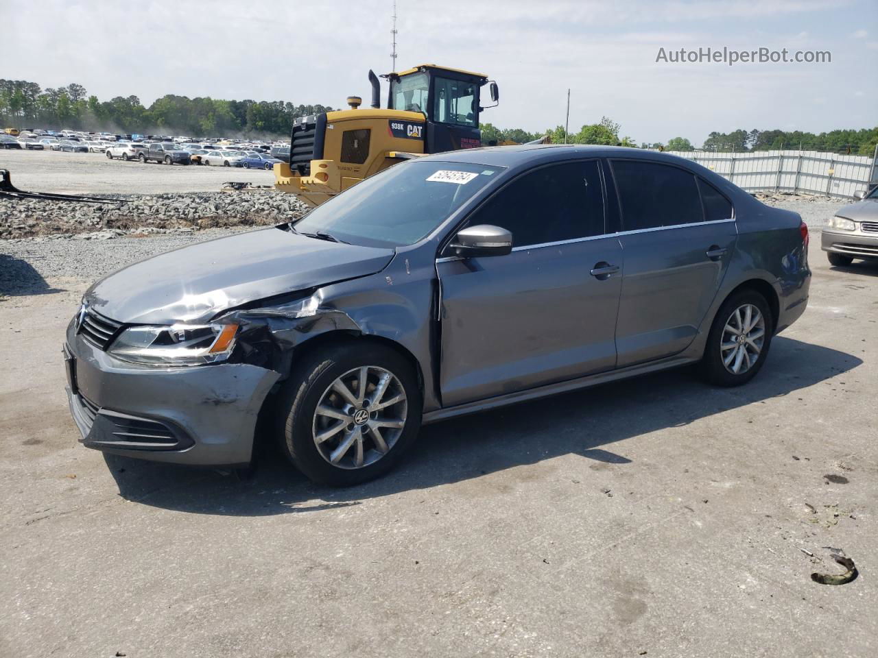 2014 Volkswagen Jetta Se Blue vin: 3VWD17AJ0EM371157