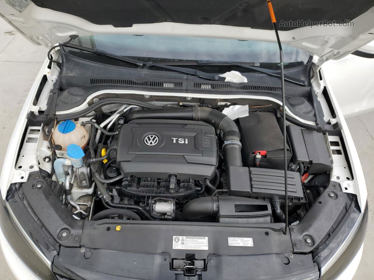 2014 Volkswagen Jetta Se Белый vin: 3VWD17AJ0EM390775