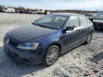 2014 Volkswagen Jetta Se Blue vin: 3VWD17AJ0EM396592