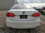 2014 Volkswagen Jetta Se White vin: 3VWD17AJ0EM417599