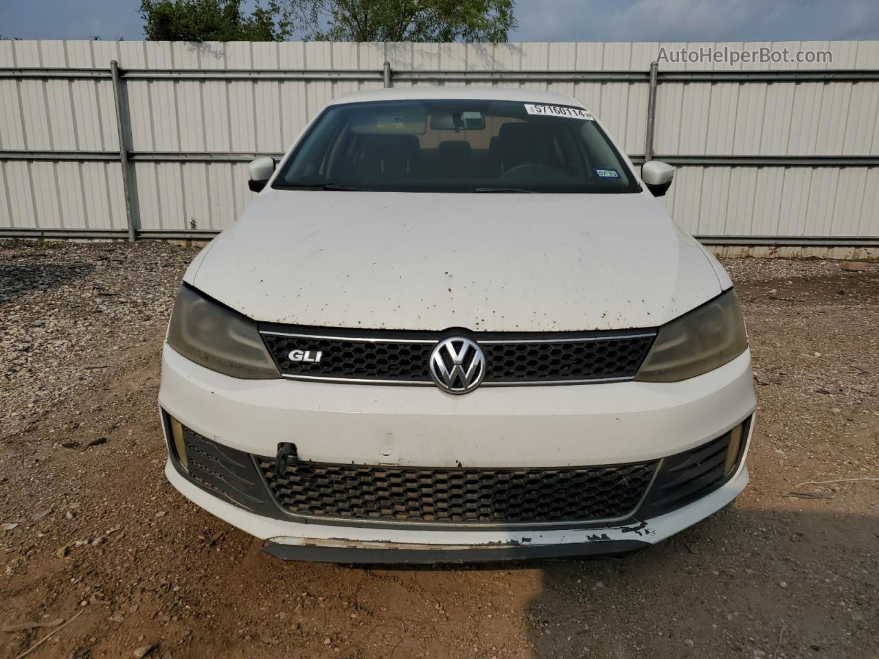 2014 Volkswagen Jetta Se White vin: 3VWD17AJ0EM417599