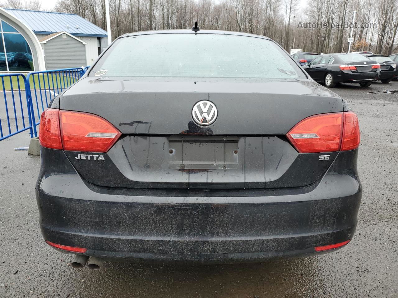 2014 Volkswagen Jetta Se Черный vin: 3VWD17AJ0EM418963