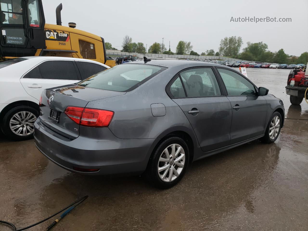 2015 Volkswagen Jetta Se Gray vin: 3VWD17AJ0FM268192