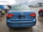 2015 Volkswagen Jetta Se Blue vin: 3VWD17AJ0FM296770