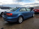 2015 Volkswagen Jetta Se Синий vin: 3VWD17AJ0FM296770