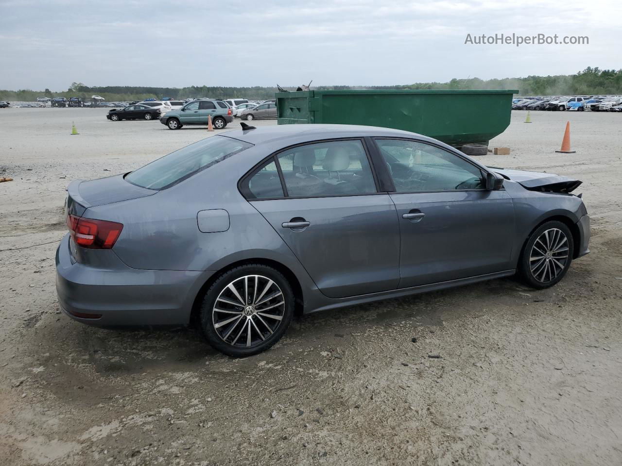 2016 Volkswagen Jetta Sport Серый vin: 3VWD17AJ0GM417413