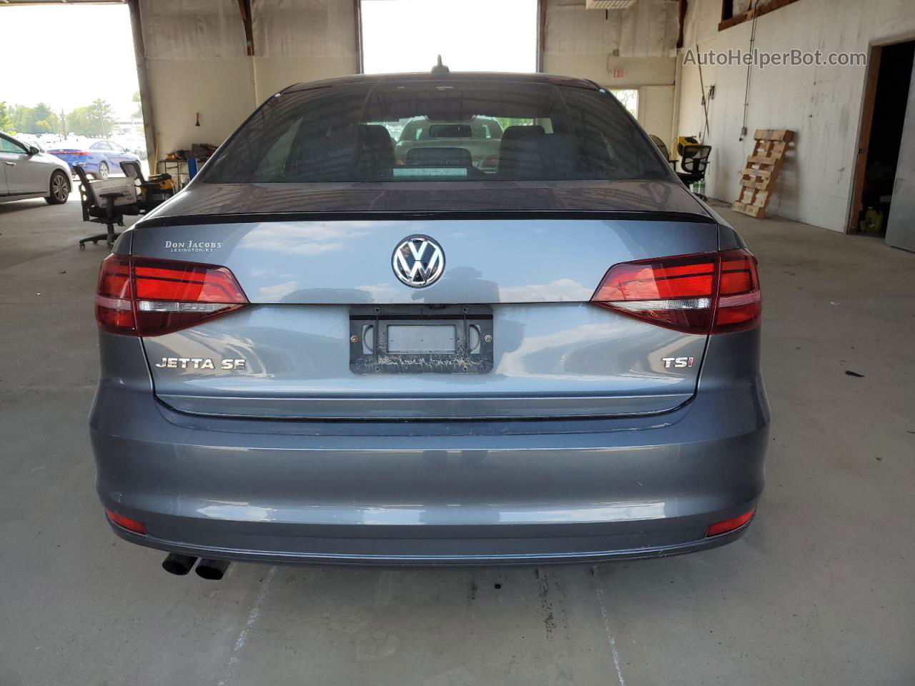 2018 Volkswagen Jetta Sport Серый vin: 3VWD17AJ0JM244063