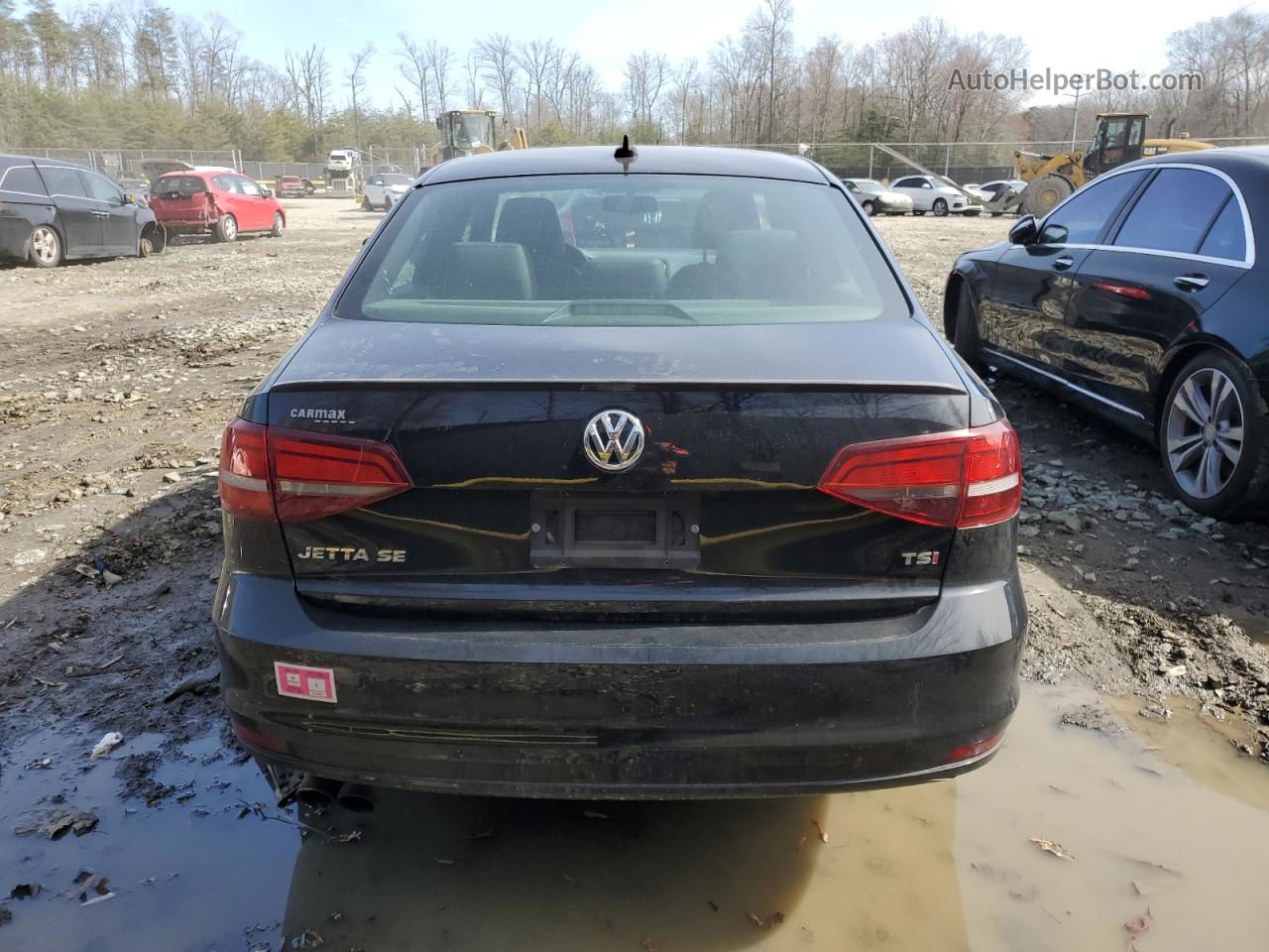 2018 Volkswagen Jetta Sport Black vin: 3VWD17AJ0JM252566