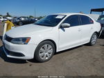 2014 Volkswagen Jetta 1.8t Se White vin: 3VWD17AJ1EM223972