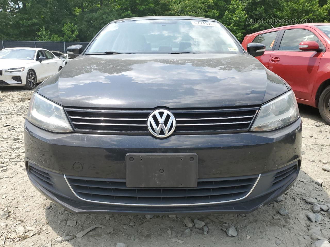 2014 Volkswagen Jetta Se Черный vin: 3VWD17AJ1EM268846