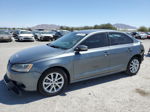 2014 Volkswagen Jetta Se Gray vin: 3VWD17AJ1EM296680