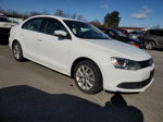 2014 Volkswagen Jetta Se White vin: 3VWD17AJ1EM322145