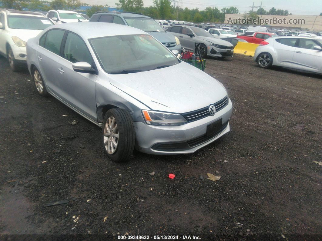 2014 Volkswagen Jetta 1.8t Se Gray vin: 3VWD17AJ1EM327636