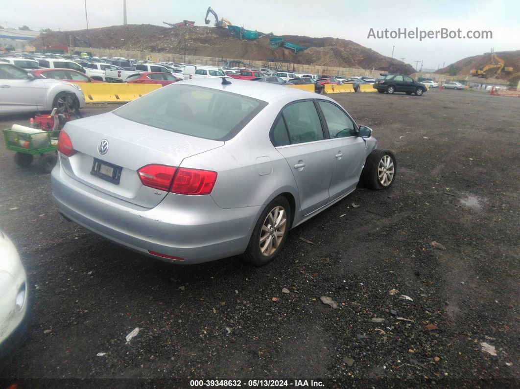 2014 Volkswagen Jetta 1.8t Se Gray vin: 3VWD17AJ1EM327636