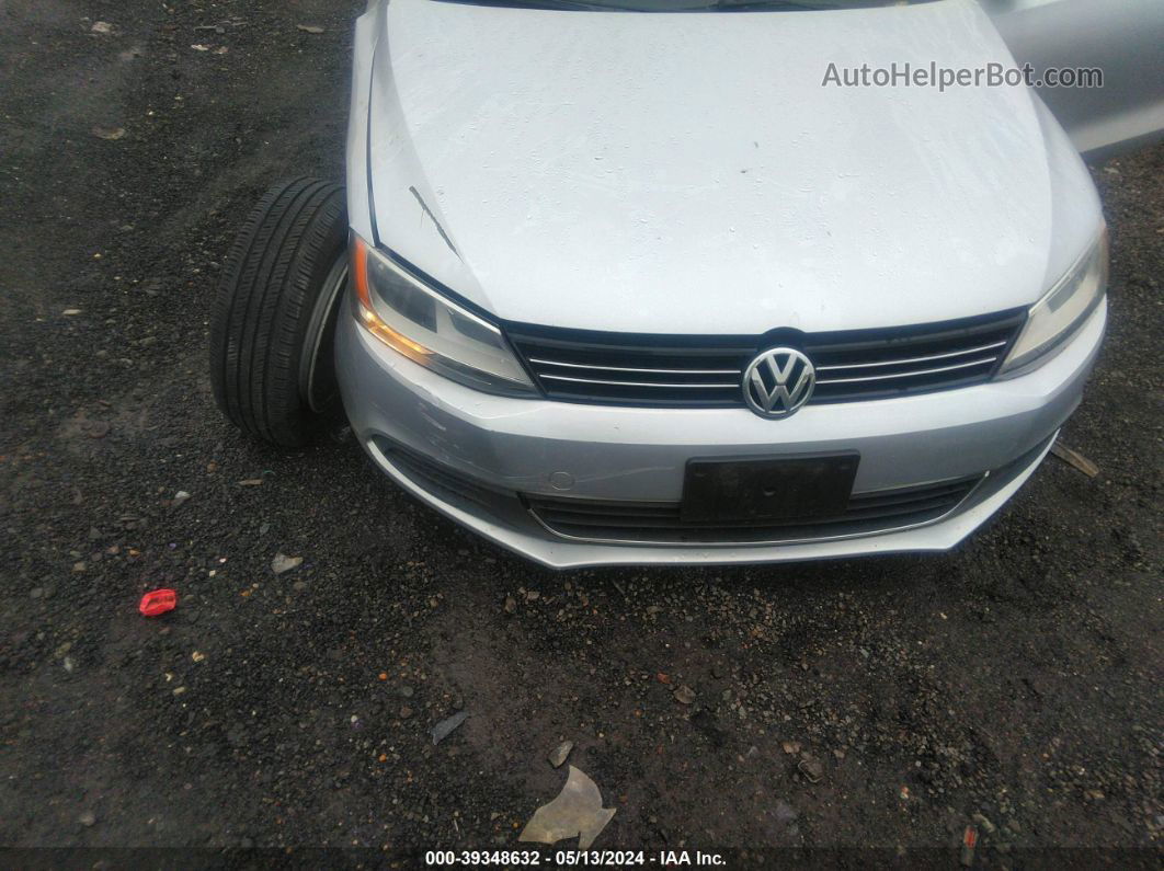2014 Volkswagen Jetta 1.8t Se Gray vin: 3VWD17AJ1EM327636
