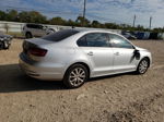 2015 Volkswagen Jetta Se Silver vin: 3VWD17AJ1FM209524