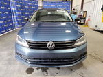 2015 Volkswagen Jetta Se Blue vin: 3VWD17AJ1FM239493