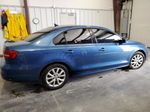 2015 Volkswagen Jetta Se Blue vin: 3VWD17AJ1FM239493