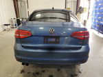 2015 Volkswagen Jetta Se Blue vin: 3VWD17AJ1FM239493