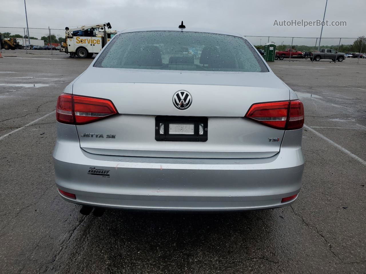 2015 Volkswagen Jetta Se Silver vin: 3VWD17AJ1FM317528