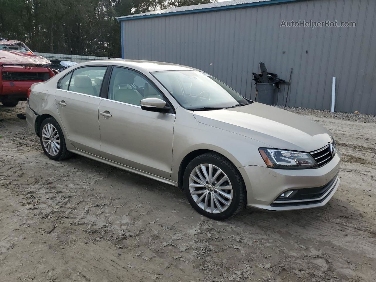 2015 Volkswagen Jetta Se Gold vin: 3VWD17AJ1FM326388