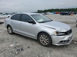 2015 Volkswagen Jetta Se Silver vin: 3VWD17AJ1FM330103