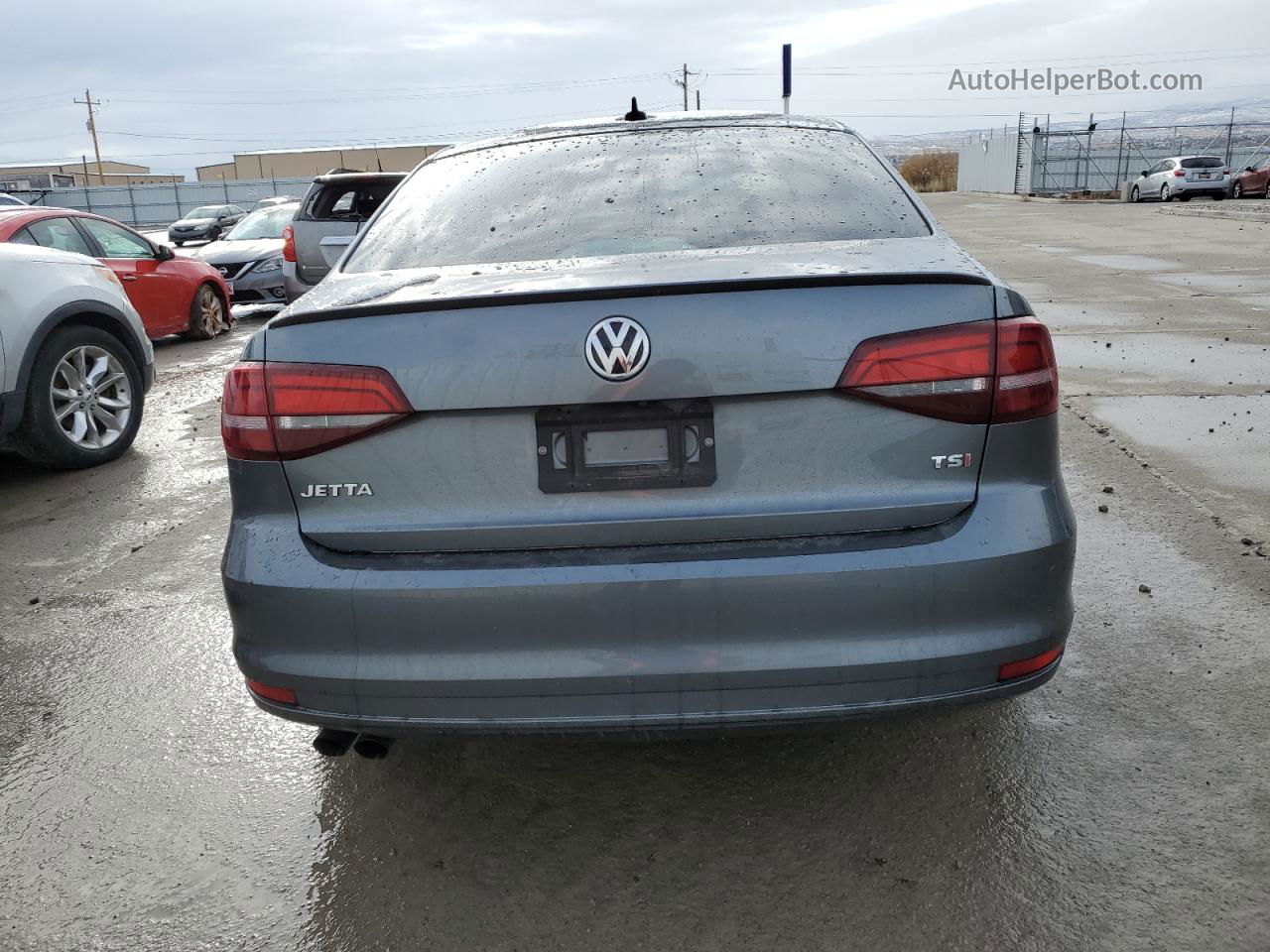 2016 Volkswagen Jetta Sport Серый vin: 3VWD17AJ1GM274391