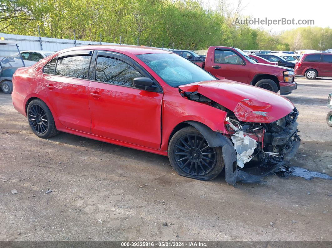 2016 Volkswagen Jetta 1.8t Sport Red vin: 3VWD17AJ1GM280854